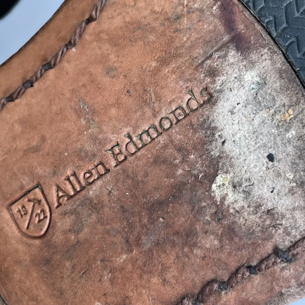 Allen Edmonds Liverpool Chelsea Dress Boot Mens 9.5 E 7525 Brown Suede‎ Leather